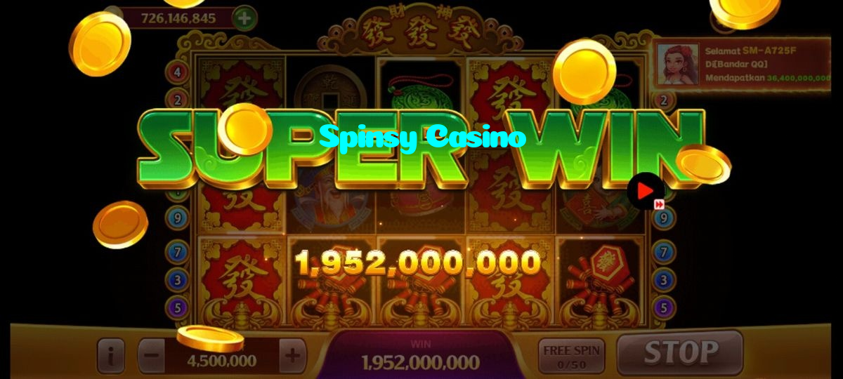 Spinsy Casino خوش آمدید بونس +600% پیشکش موبائل ایپ کے پروموشن سیکشن میں دکھائی دیتی ہے۔